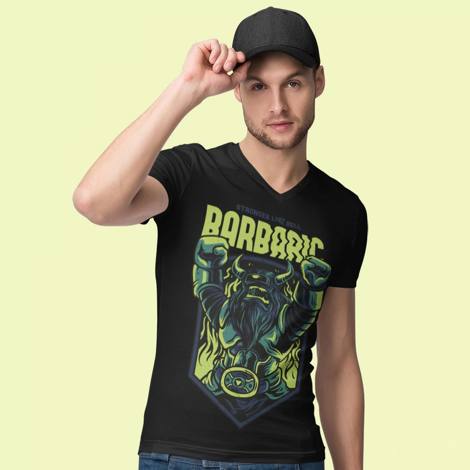 Personalize Unisex V Neck T-Shirt - Men's Collection 1 Personalize Unisex V Neck T-Shirt - Men's Collection