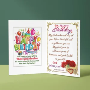Custom Greeting Card – Personalized Message & Design(A5 size)