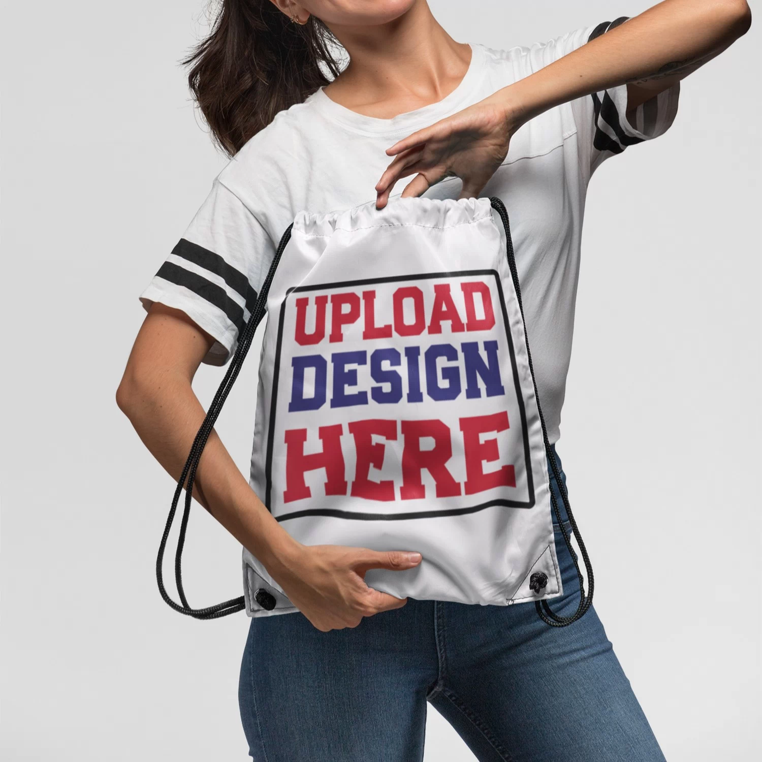 Custom Drawstring Bag with Name or Logo – Personalized Gym Bag 7 Custom Drawstring Bag with Name or Logo – Personalized Gym Bag - Image 7