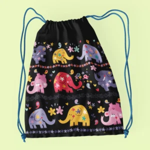 Custom Drawstring Bag with Name or Logo – Personalized Gym Bag