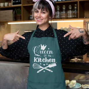 Personalized Kitchen Apron with Name or Text – Unisex Cooking Aprons