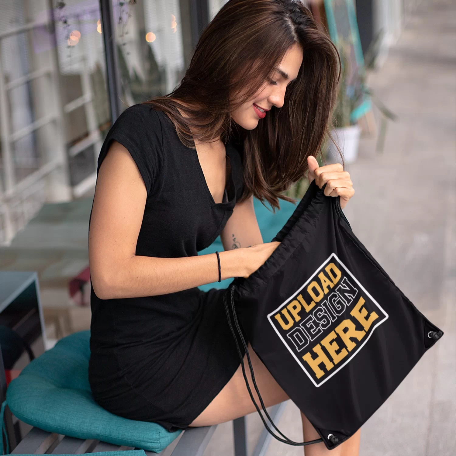 Custom Drawstring Bag with Name or Logo – Personalized Gym Bag 4 Custom Drawstring Bag with Name or Logo – Personalized Gym Bag - Image 4