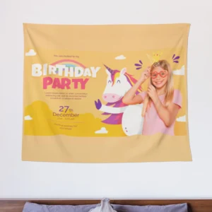 Custom Tapestry or Banner – Personalized Wall or Party Decor
