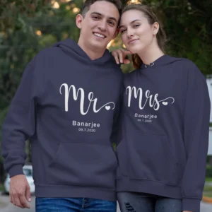 personalized couple hoodies