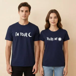 Custom Moon & Sun Couple T-Shirts (I’m Your / You’re My)
