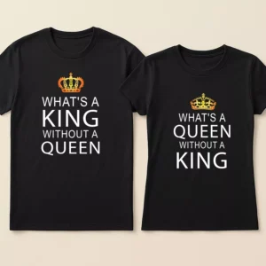 What’s a King & Queen Matching Couple T-Shirts