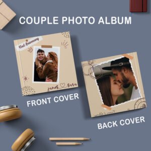 Personalized Couple Photo Book – Custom Anniversary Photo Album for Couples