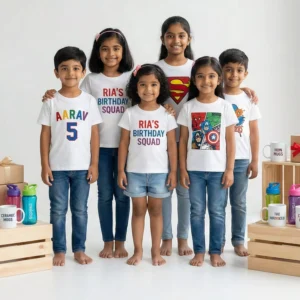 Kids Personalized T-Shirts, Birthday Wear & Custom Gifts Online