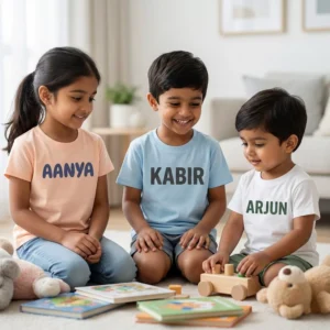 Personalized Name T-Shirts for Kids – Custom Printed Kidswear Online